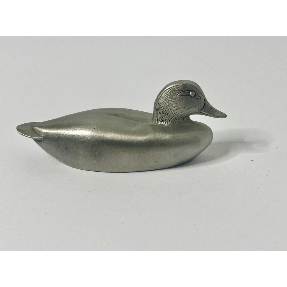 Chillmark Fine Pewter Duck 1980 Black Duck Ben Holmes 1876 George De Lodzia
